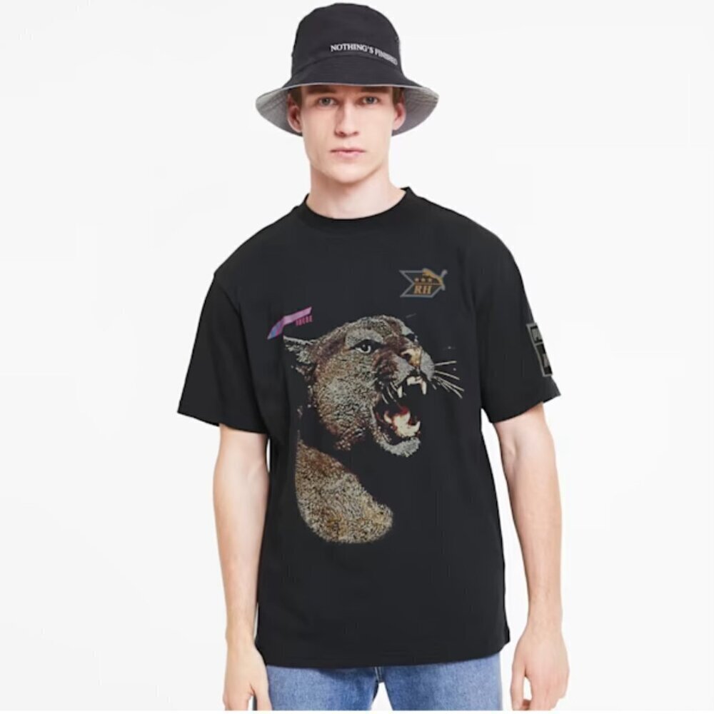 PUMA x  Rhude Black Cat Graphic T Shirt M​​​​